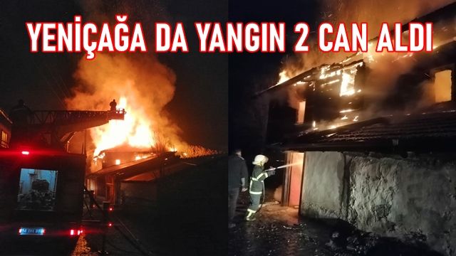 Yeniçağa da Yangın 2 Can Aldı