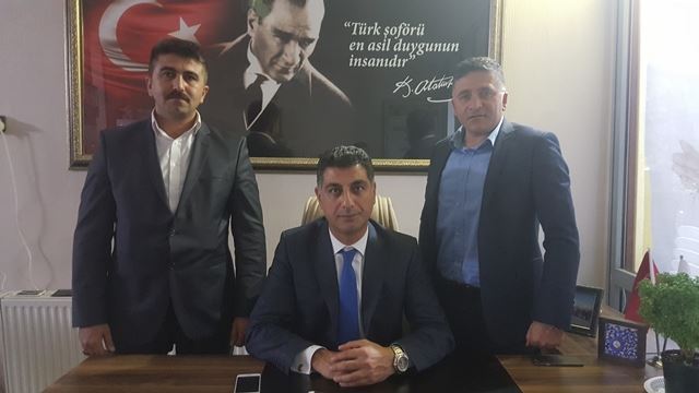 Başkan Adayı Mehmet Hasbioğlu, Bilkent Taksi Başkanı Sedat Öztürk, Vekili Ramazan Canlı